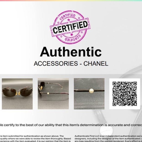 Chanel Full rim Dark Brown Polarized Sunglasses w/ COA